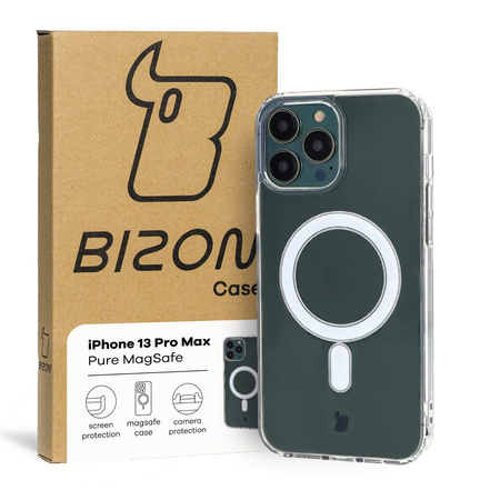 Etui Bizon Case Pure Magnetic do iPhone 13 Pro Max, przezroczyste