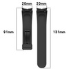 Silikonowy pasek Bizon Strap Watch Silicone L do Galaxy Watch FE/7/6/6 Classic/5/5 Pro/4/4 Classic, czarny