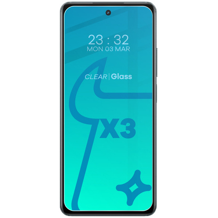 3x Szkło + szybka na aparat BIZON Clear 2 Pack do Realme C67 4G