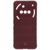 Pancerne etui Bizon Case Tur do Nothing Phone (3a), burgundowe