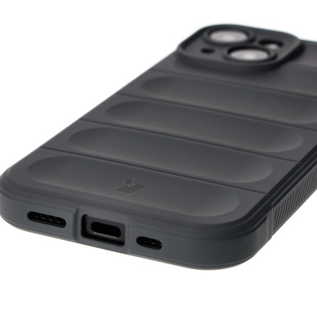 Pancerne etui Bizon Case Tur do iPhone 15, szare