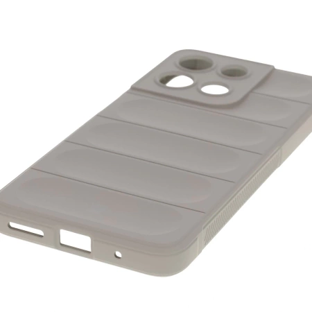 Pancerne etui Bizon Case Tur do Motorola Moto G15 / G15 Power, jasnoszare