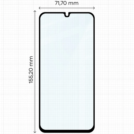 Szkło hartowane Bizon Glass Edge Duo do Galaxy A15 4G/5G / A25 5G / M15 5G, czarna ramka, 2 sztuki