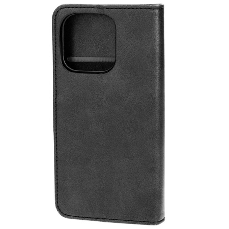 Etui z klapką Bizon Case Pocket do iPhone 14 Pro, czarne
