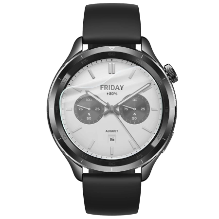 Folia hydrożelowa na ekran Bizon Glass Watch Hydrogel Duo do Xiaomi Watch S4, 2 sztuki