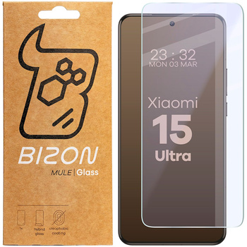 Elastyczne szkło hybrydowe Bizon Glass Mule do Xiaomi 15 Ultra