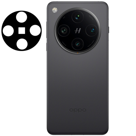 Szkło na aparat Bizon Glass Lens do Oppo Find X8 Pro, 2 sztuki