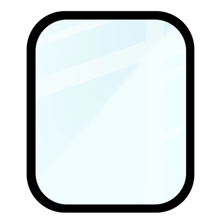 Szkło hybrydowe Bizon Glass Watch Edge Hybrid dla Huawei Watch Fit 4 Pro, czarne