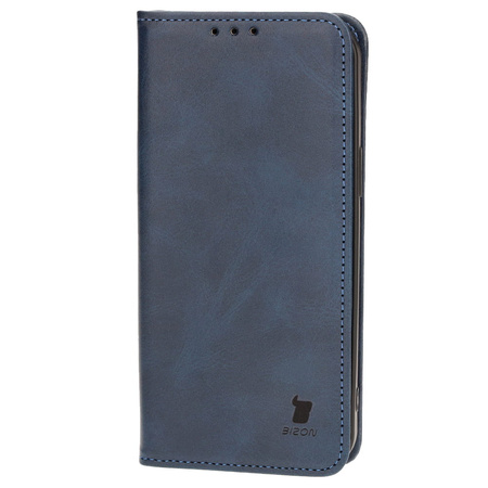 Etui z klapką Bizon Case Pocket Pro do iPhone 15 Plus, granatowe