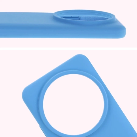 Silikonowe etui Bizon Soft Case do Xiaomi 15 Ultra, niebieskie