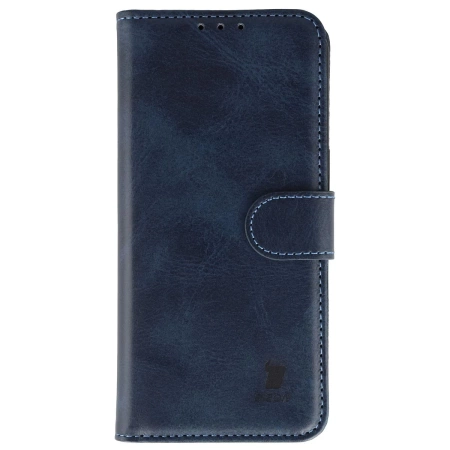Etui z klapką Bizon Case Pocket do iPhone 17, granatowe