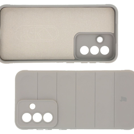 Pancerne etui Bizon Case Tur do Galaxy A36 5G / Galaxy A56 5G, jasnoszare