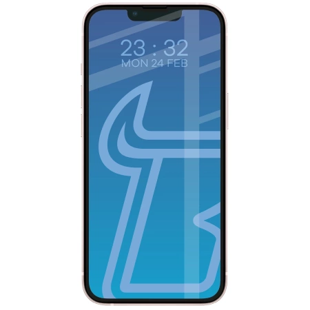 Szkło hartowane Bizon Glass Edge Duo do iPhone 13 / 13 Pro, czarna ramka, 2 sztuki