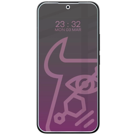 Prywatyzujące szkło hybrydowe Bizon Glass Mule Shadow do Xiaomi 15T Pro, matowe