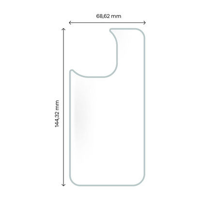 Folia hydrożelowa na tył Bizon Glass Hydrogel, iPhone 14 Pro, 2 sztuki