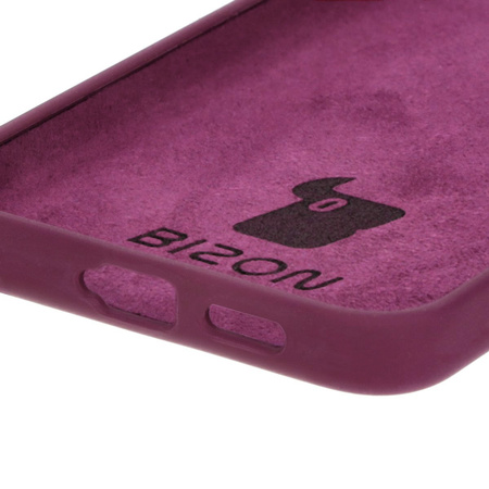 Silikonowe etui Bizon Soft Case do Galaxy S24 Plus, ciemnofioletowe