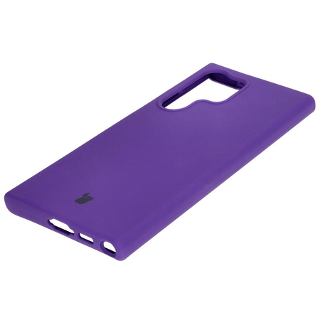 Silikonowe etui Bizon Soft Case do Samsung Galaxy S23 Ultra, fioletowe