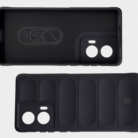 Pancerne etui Bizon Case Tur do Motorola Edge 50 Fusion, czarne