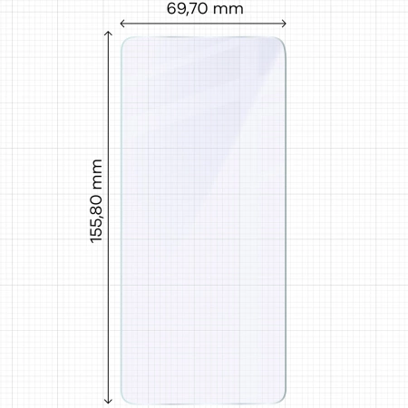 Elastyczne szkło hybrydowe Bizon Glass Mule do OnePlus 13