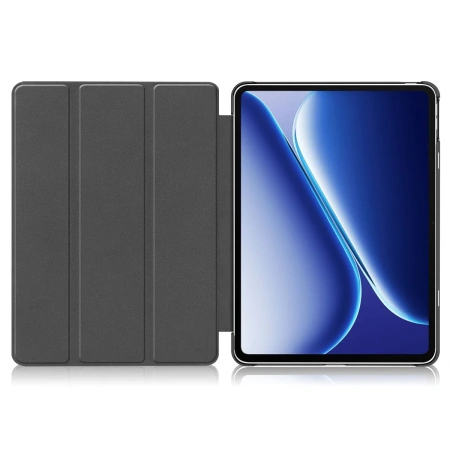 Etui z klapką Bizon Case Tab Croc do OnePlus Pad Go 2 / Oppo Pad Air5, czerwone