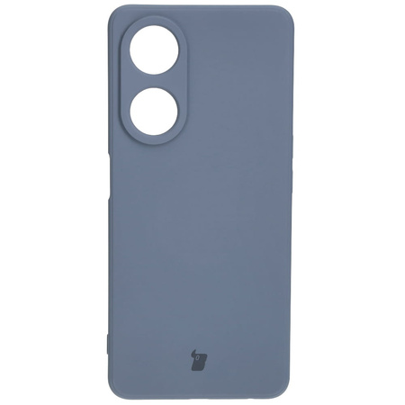 Etui Bizon Case Silicone Sq do Oppo A98 5G, szare