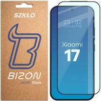 Szkło hartowane Bizon Glass Edge 2 do Xiaomi 17, czarna ramka