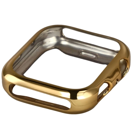 Etui z osłoną ekranu Bizon Case Watch Felipe do Huawei Watch Fit 4, złote