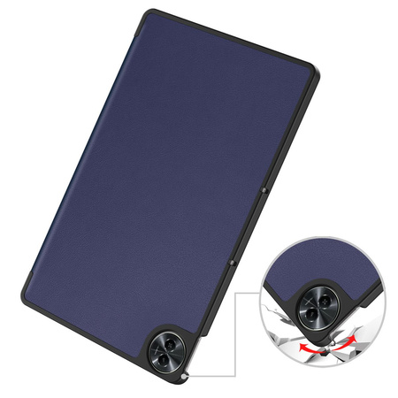 Etui z klapką Bizon Case Tab Croc do Realme Pad 2 11.5, granatowe