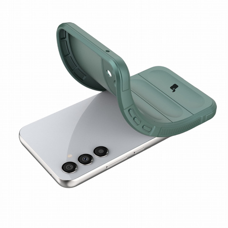 Pancerne etui Bizon Case Tur do Galaxy A34 5G, ciemnozielone