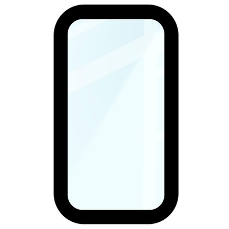 Szkło hybrydowe Bizon Glass Watch Edge Hybrid dla Xiaomi Smart Band 9 Pro, czarne