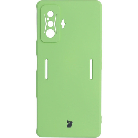 Etui Bizon Case Silicone do Xiaomi Poco F4 GT, jasnozielone