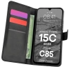Etui z klapką Bizon Case Pocket do Xiaomi Redmi 15C 4G/5G / Poco C85, czarne