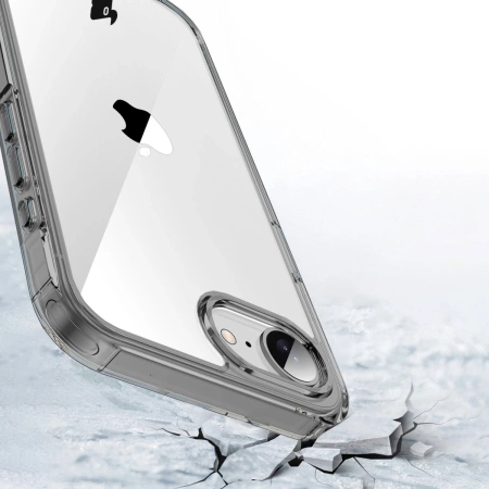 Etui Bizon Case Halo do iPhone 16e, przydymione-czarne