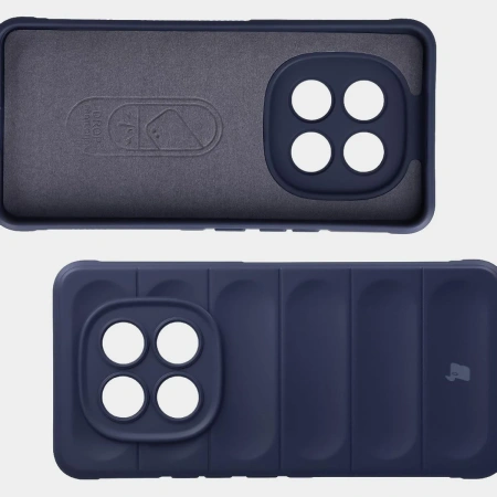 Pancerne etui Bizon Case Tur do Xiaomi Redmi Note 15 Pro 4G, granatowe