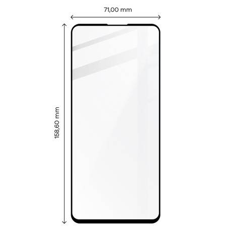 Szkło hartowane Bizon Glass Edge do Poco X4 Pro 5G, czarne