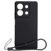 Etui Bizon Case Silicone Sq do Xiaomi Redmi Note 13 5G, czarne