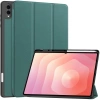 Etui z klapką Bizon Case Tab Lizard do Galaxy Tab S11 Ultra, ciemnozielone