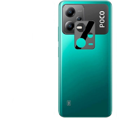 Szkło na aparat Bizon Glass Lens do Poco X5, Redmi Note 12 5G, 2 sztuki