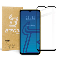 Szkło hartowane Bizon Glass Edge 2 do Poco M5, czarne