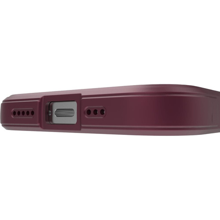 Pancerne etui Bizon Case Tur do iPhone 14 Pro, burgundowe