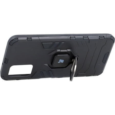 Etui Bizon Case Armor Ring do Galaxy A03S, czarne