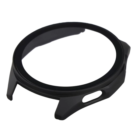 Etui ze szkłem do zegarka Bizon Case Watch Adamo do Huawei Watch GT6 46 mm, matowe czarne