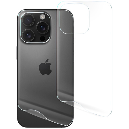 Folia hydrożelowa na tył Bizon Glass Hydrogel Back Duo do iPhone 16 Pro, 2 sztuki