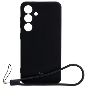 Etui Bizon Case Silicone Sq do Galaxy S24, czarne