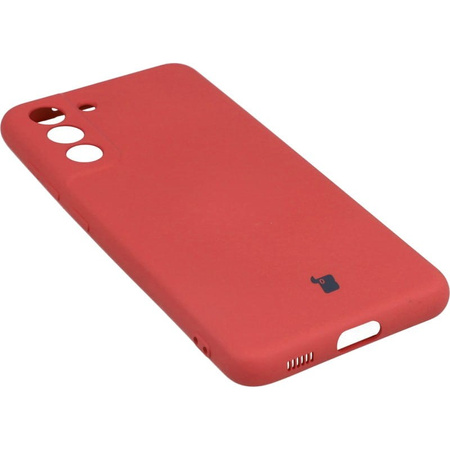 Etui Bizon Case Silicone do Galaxy S21 FE, ciemny róż
