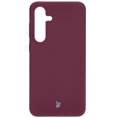 Silikonowe etui Bizon Soft Case do Galaxy S24 Plus, ciemnofioletowe