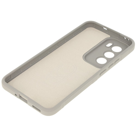 Pancerne etui Bizon Case Tur do Oppo Reno 12 Pro, jasnoszare