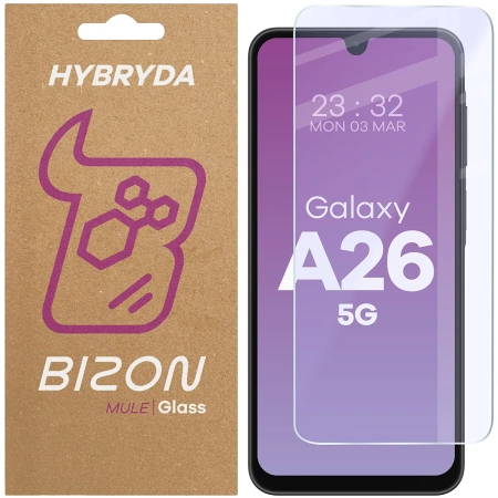 Elastyczne szkło hybrydowe Bizon Glass Mule do iPhone 16 Plus