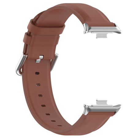Pasek Bizon Strap Watch Casual do Xiaomi Redmi Watch 5/4 / Smart Band 9/8 Pro, brązowy
