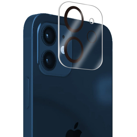 Szkło na aparat Bizon Glass Silk Lens dla iPhone 12, 2 sztuki